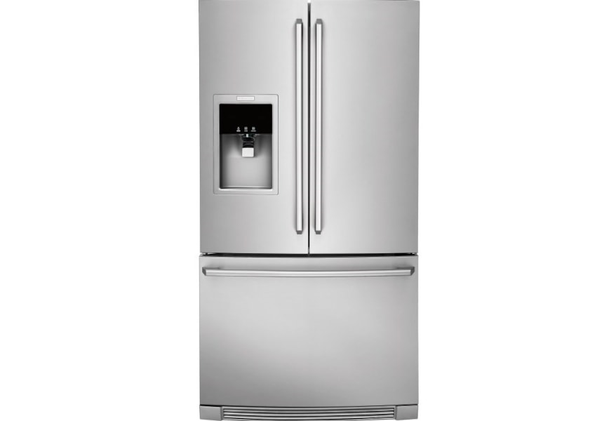 Electrolux Ew23bc87ss Counter Depth French Door Refrigerator With Perfect Temp Drawer Furniture And Appliancemart Refrigerator French Door