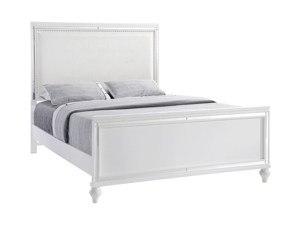 Elements International MiamiCalifornia King Upholstered Bed