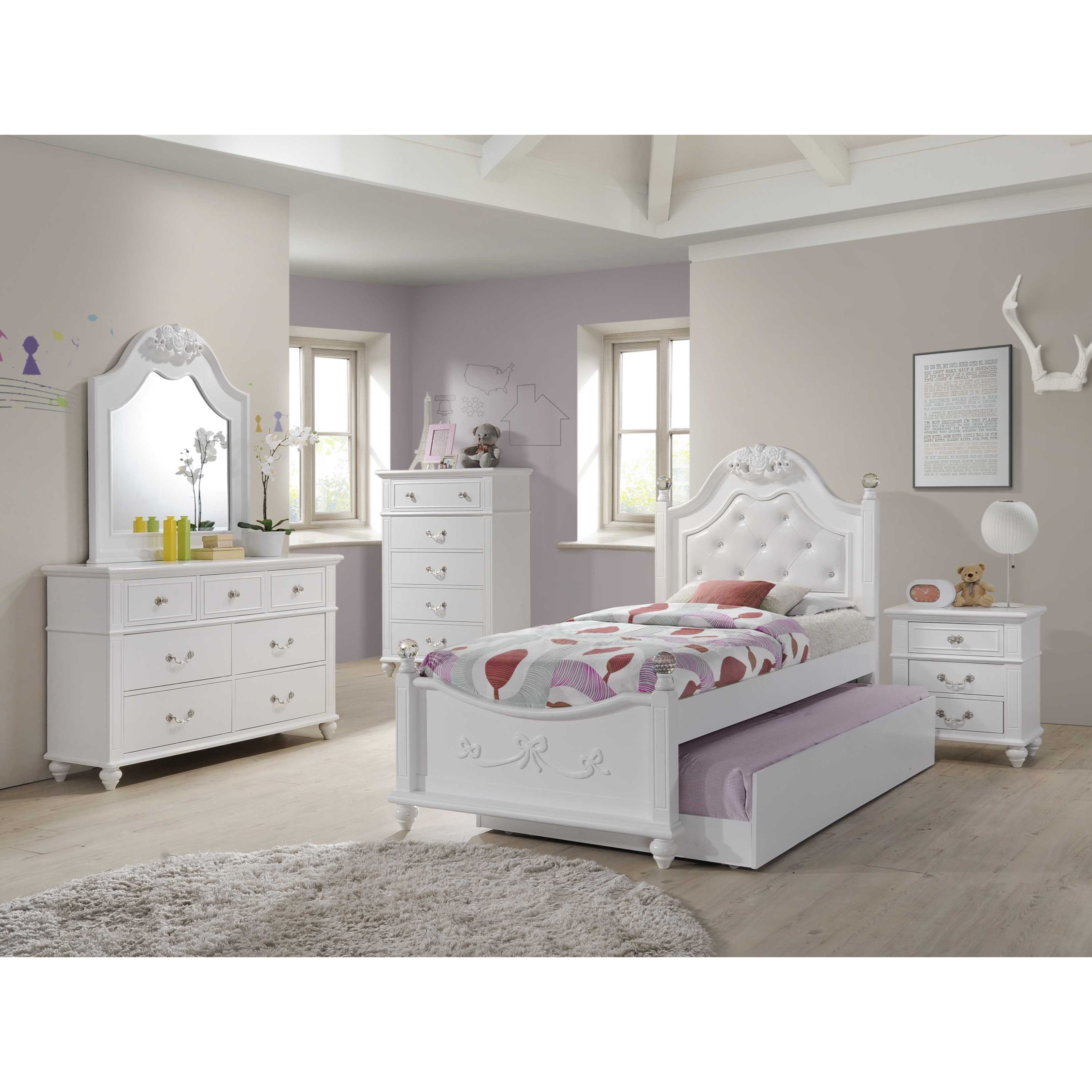 Elements International Alana Twin 5 Piece Bedroom Set Bullard