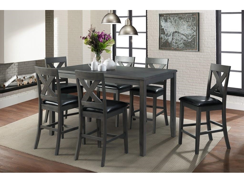 Elements Alex Gray 7 Pc Dining Group Royal Furniture Dining 7 Or More Piece Sets Elements Alex Gray 7 Pc Dining Group Royal Furniture Dining 7 Or More Piece Sets