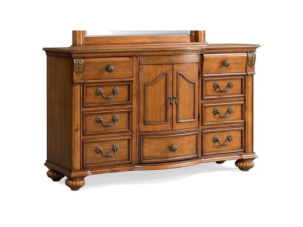 Elements Barkley Square Traditional Dresser With Hidden Drawer