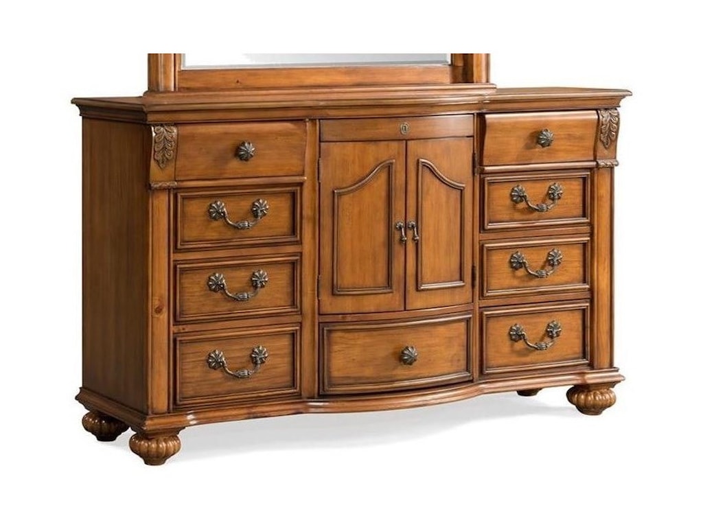 Elements Barkley Square Traditional Dresser With Hidden Drawer