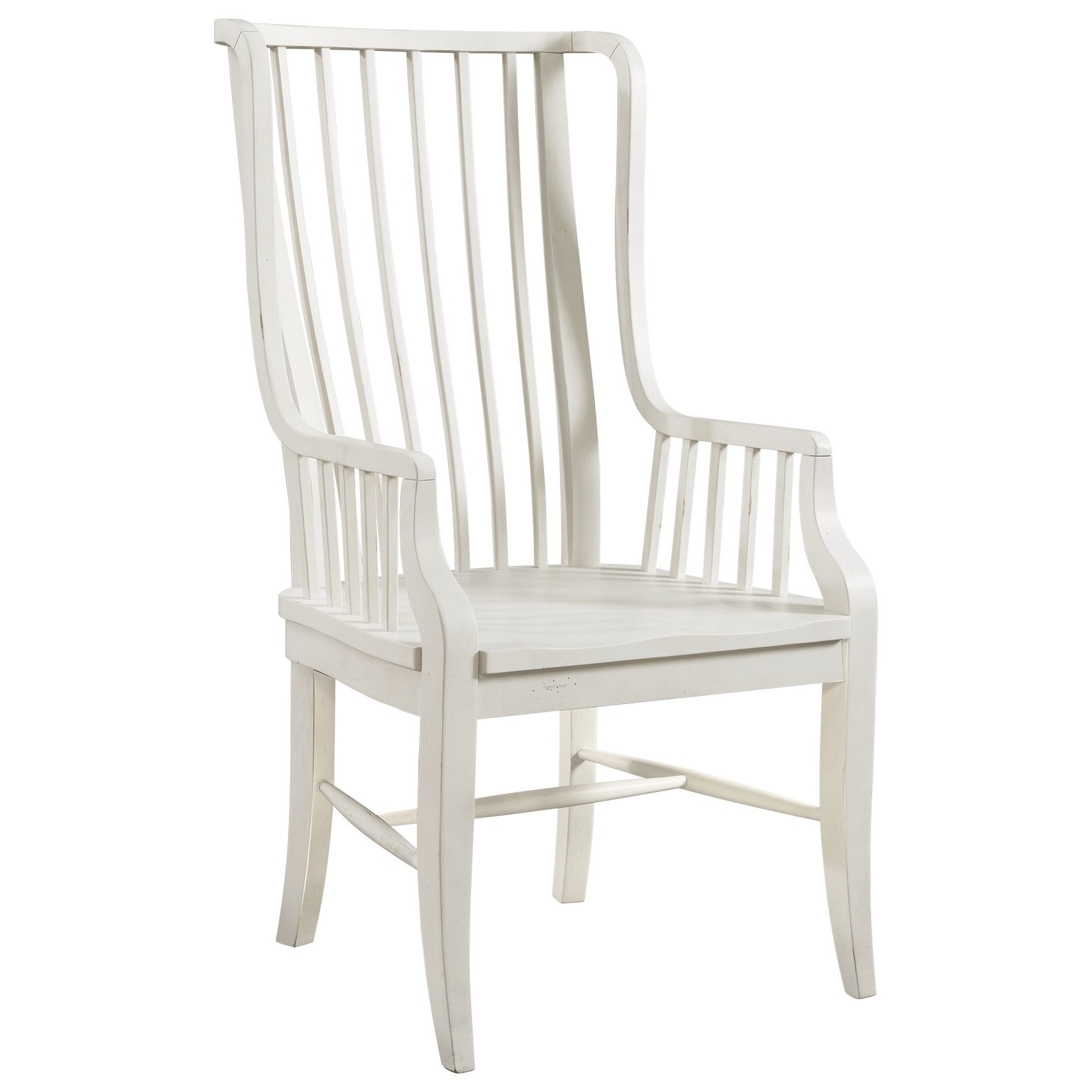 Elements International Bristol Bay Cottage Style Windsor Arm Chair
