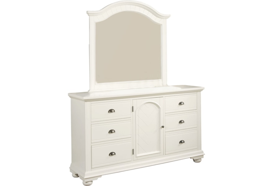 Vfm Basics Brook Classic Dresser And Mirror Set Virginia
