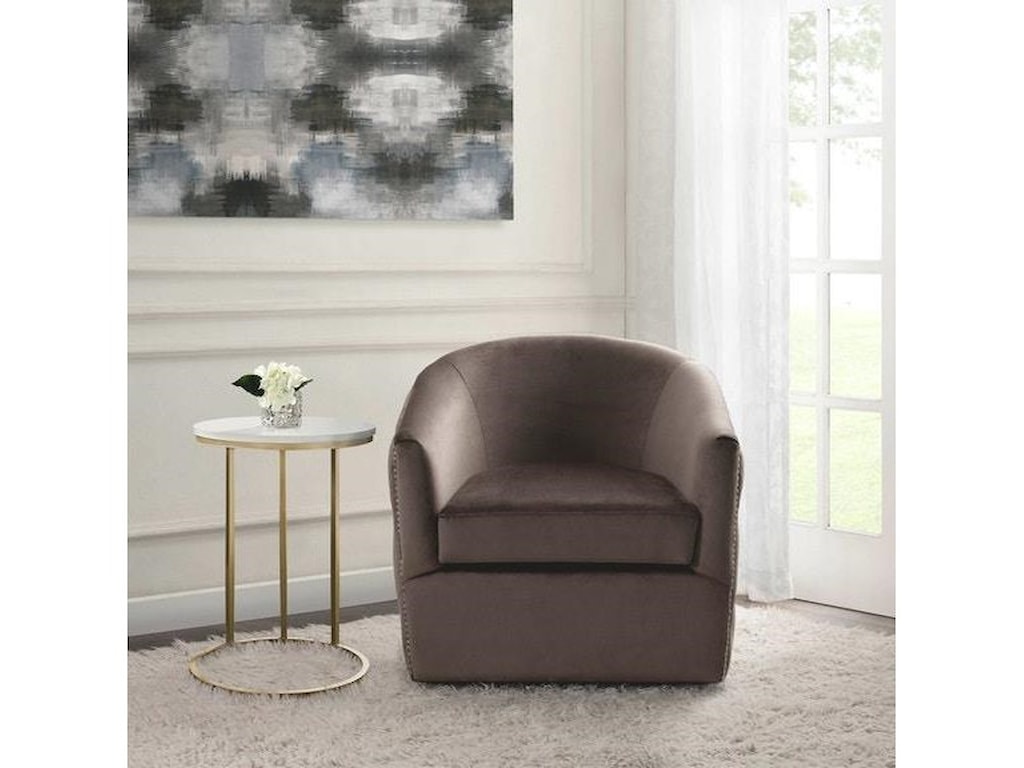Elements International Butler Ubt 289 102sw Chocolate Swivel Accent Chair Sam Levitz Furniture Upholstered Chairs Elements International Butler Ubt 289 102sw Chocolate Swivel Accent Chair Sam Levitz Furniture Upholstered Chairs
