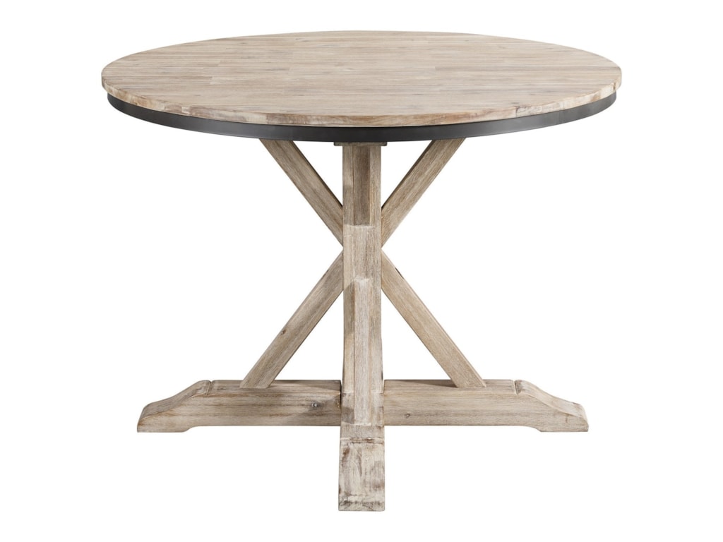 Elements Callista Rustic Round Standard Height Dining Table Royal Furniture Kitchen Tables Elements Callista Rustic Round Standard Height Dining Table Royal Furniture Kitchen Tables