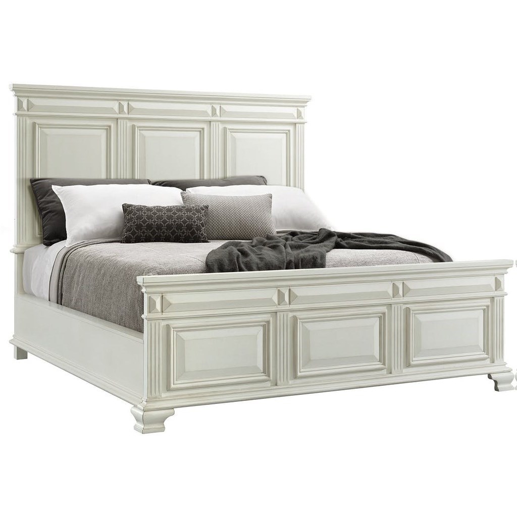 Elements International Calloway Traditional King Headboard and 