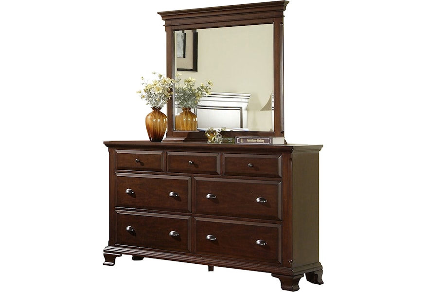 Elements International Canton Drawer Dresser With 7 Drawers And