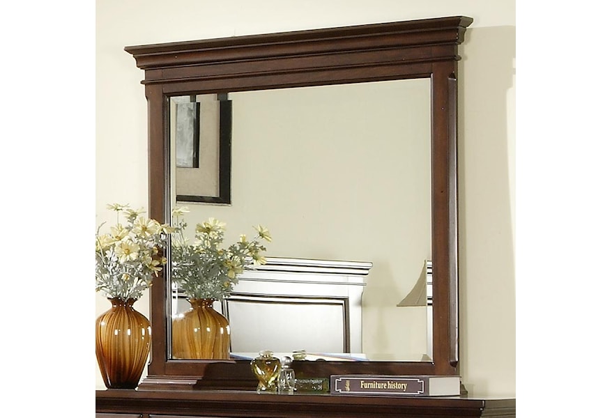 Elements International Canton Mirror With Solid Pine Framing