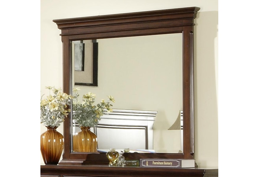 Elements International Canton Mirror With Solid Pine Framing