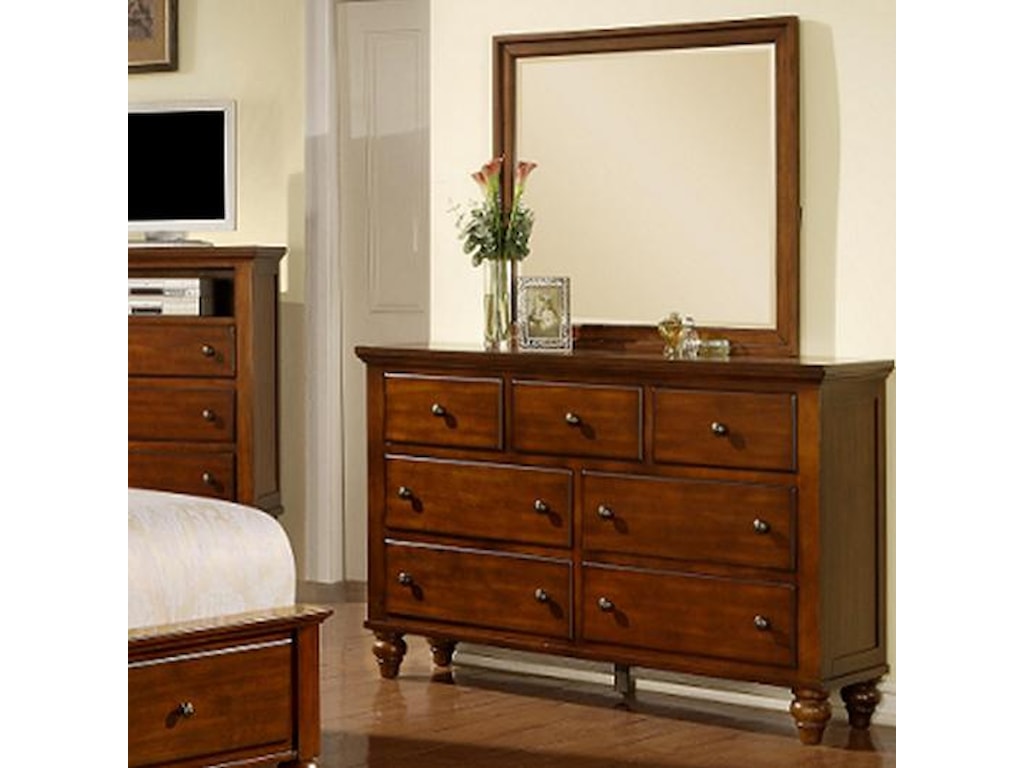 Elements International ChathamDresser Mirror