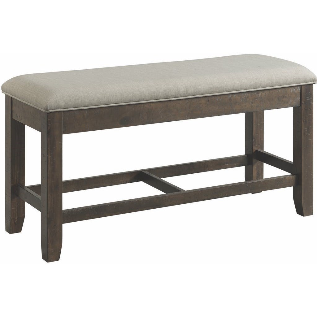 Elements Colorado Counter Height Dining Bench With Storage Royal Furniture Dining Benches