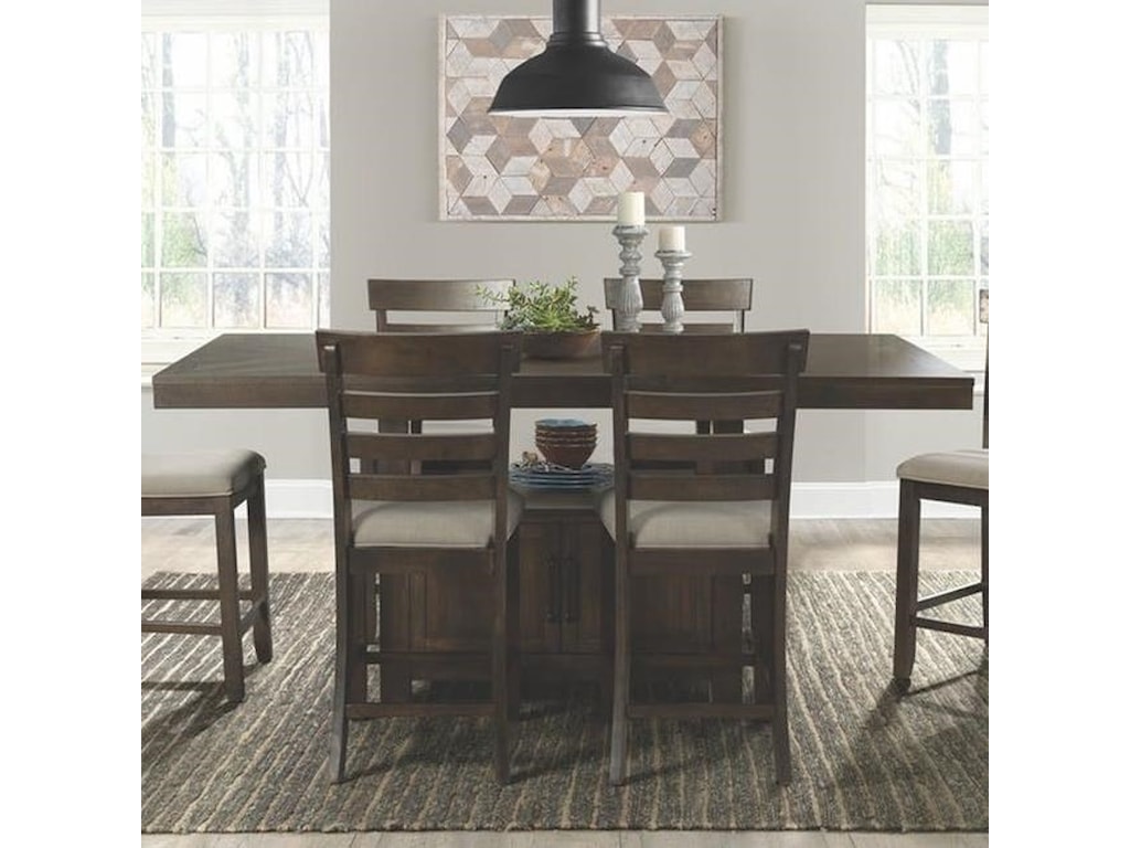 Elements International ColoradoCounter Height Dining Set