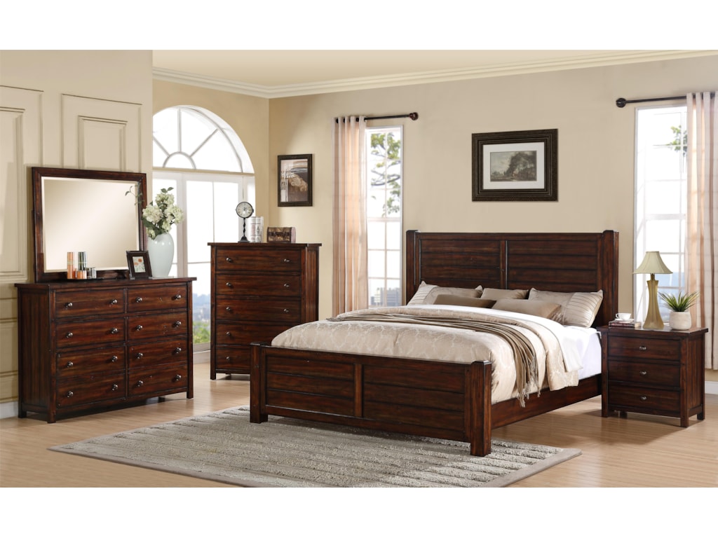 Elements International Dawson CreekQueen Bed