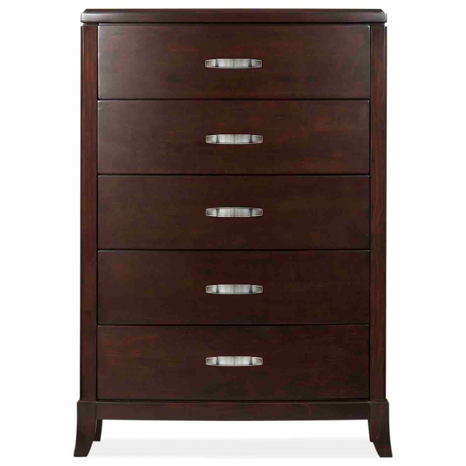 Elements Delaney 5 Drawer Chest With Splayed Feet Royal