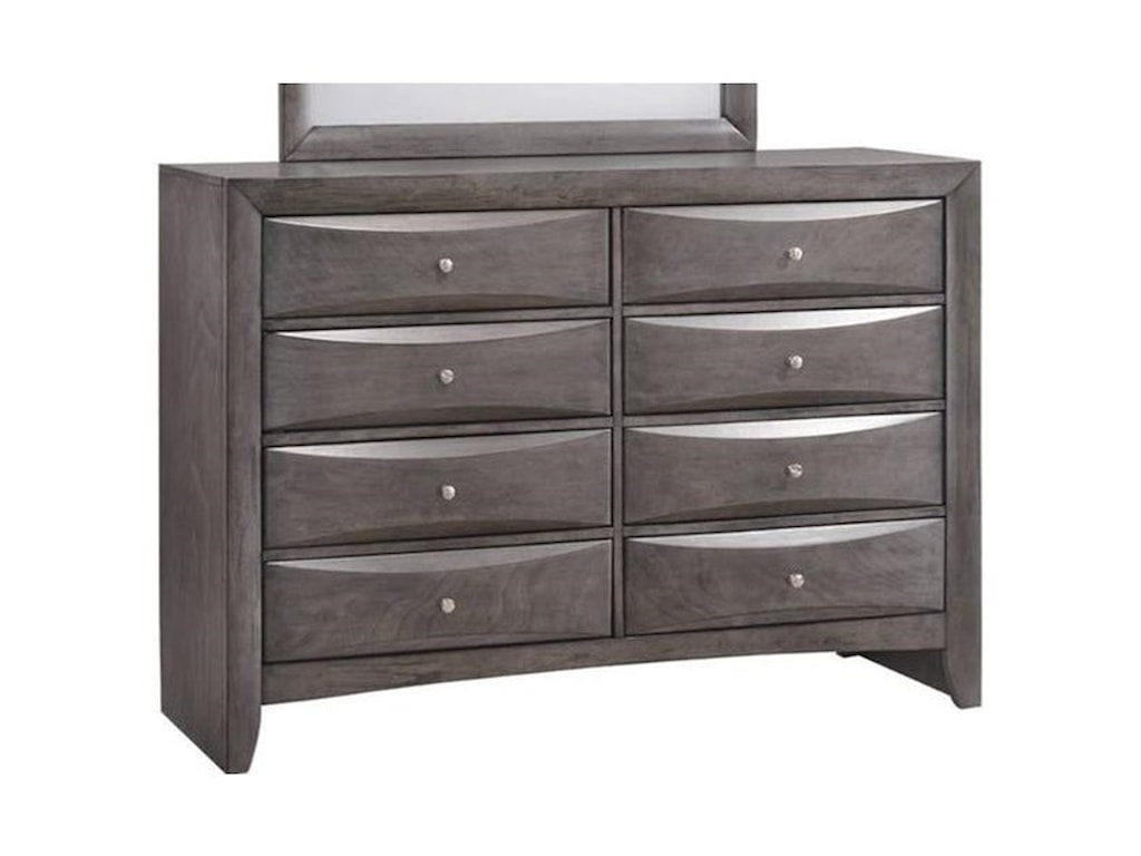 Elements International Emily Eg100dr 8 Drawer Dresser With Dovetail Elements International Emily8 Drawer Dresser