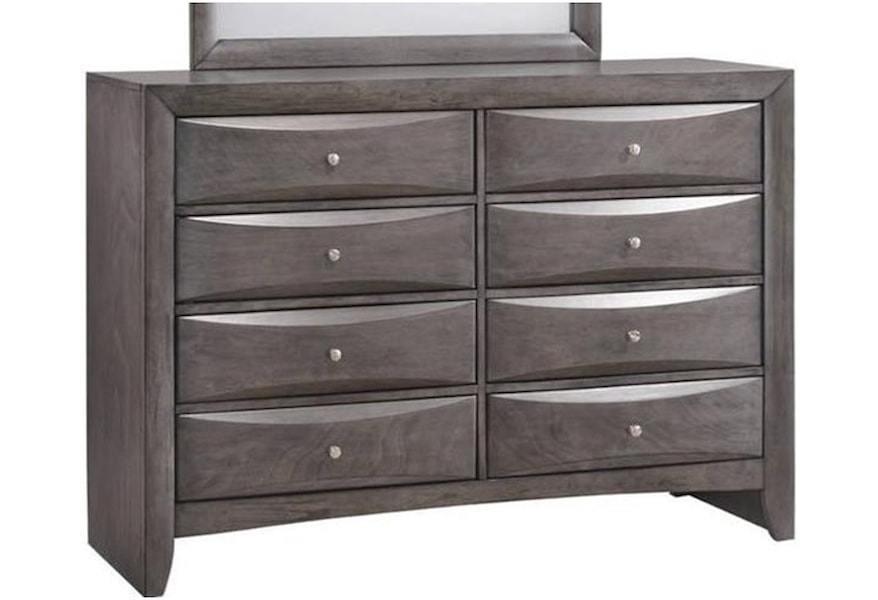 Vfm Basics Emily 8 Drawer Dresser With Dovetail Drawers Virginia