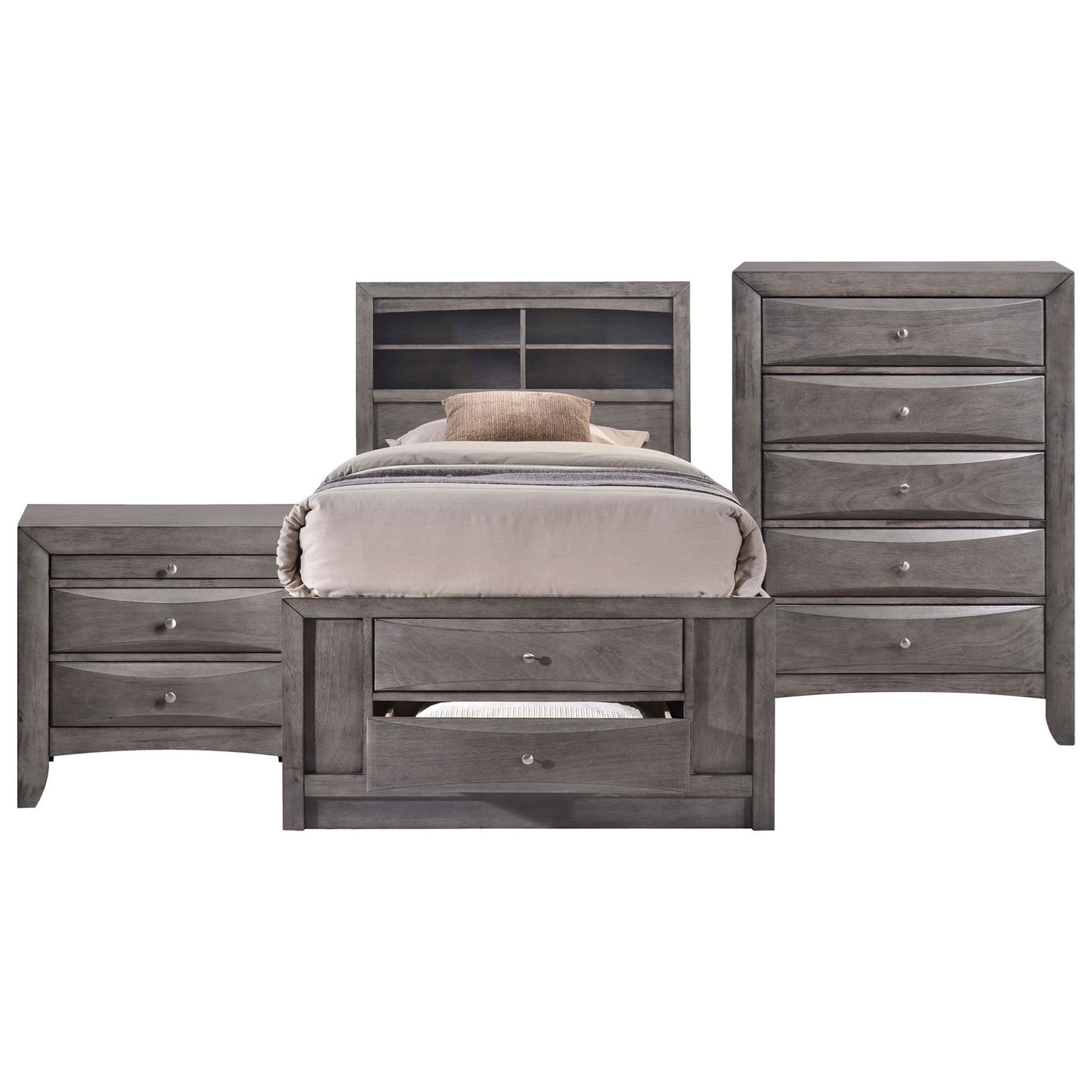 Elements Emily Twin 3 Piece Bedroom Group Royal Furniture Bedroom Groups