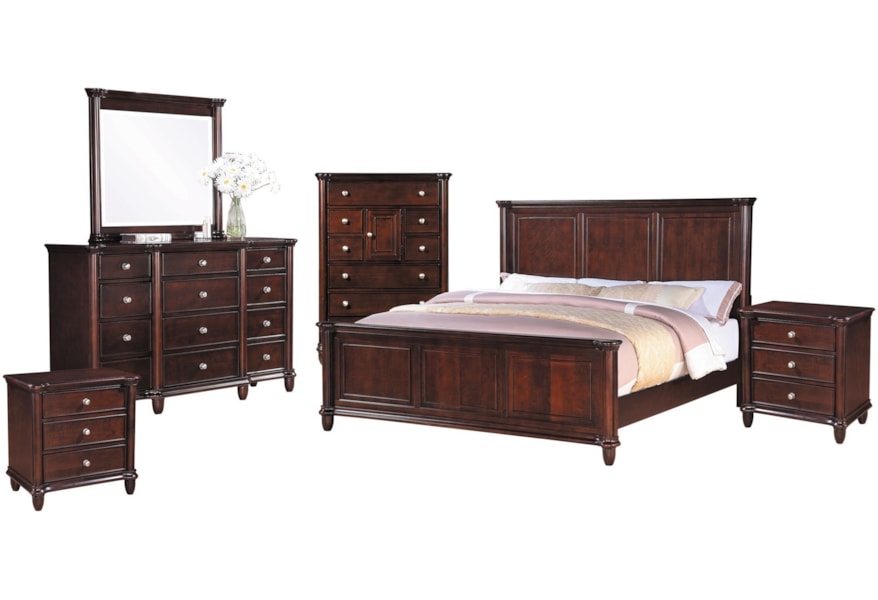 Elements International Hamilton King 10 Piece Bedroom Group Elements International Hamilton King 10 Piece Bedroom Group