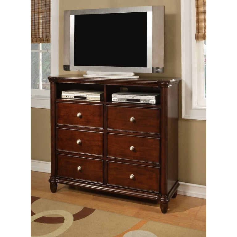 Elements Hamilton Traditional Bedroom Tv Stand Royal Furniture Media Chests