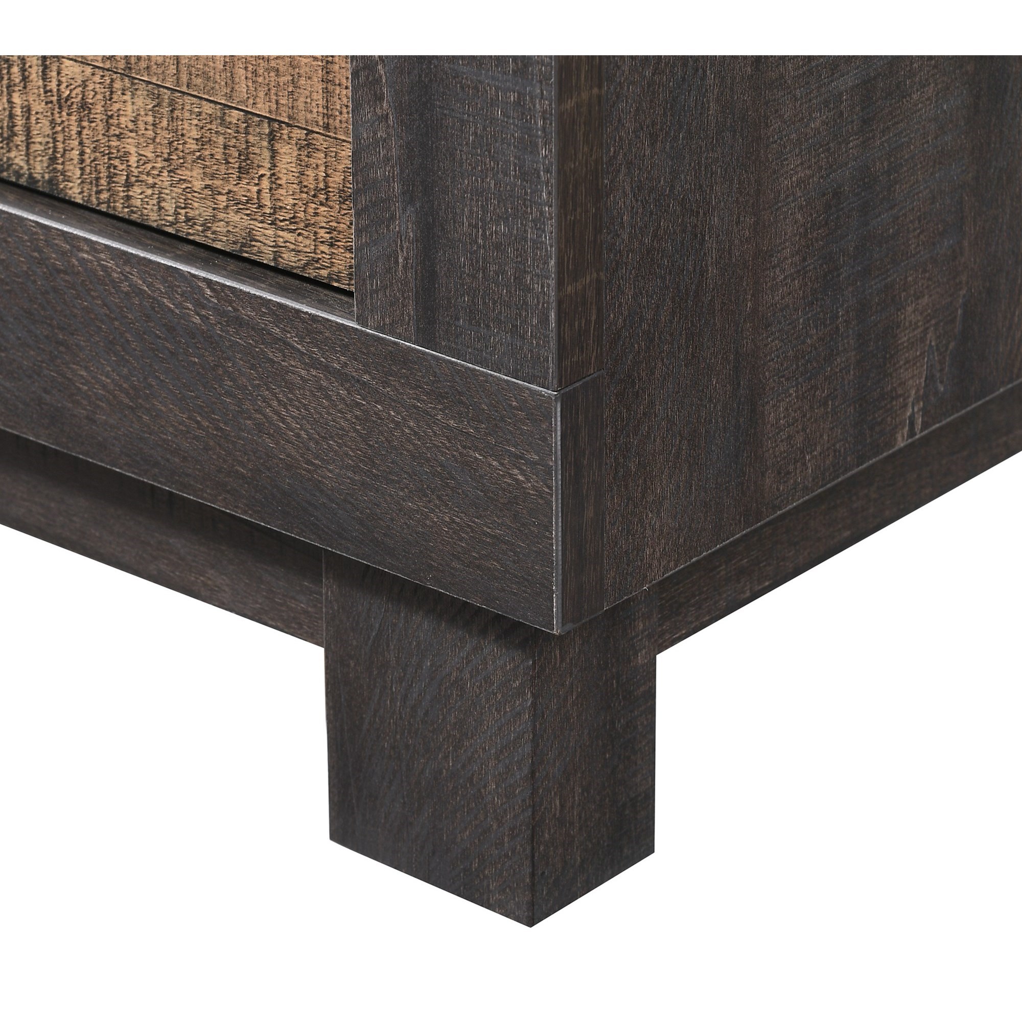 Elements Harlington Two Tone 2 Drawer Nightstand Royal Furniture Nightstands