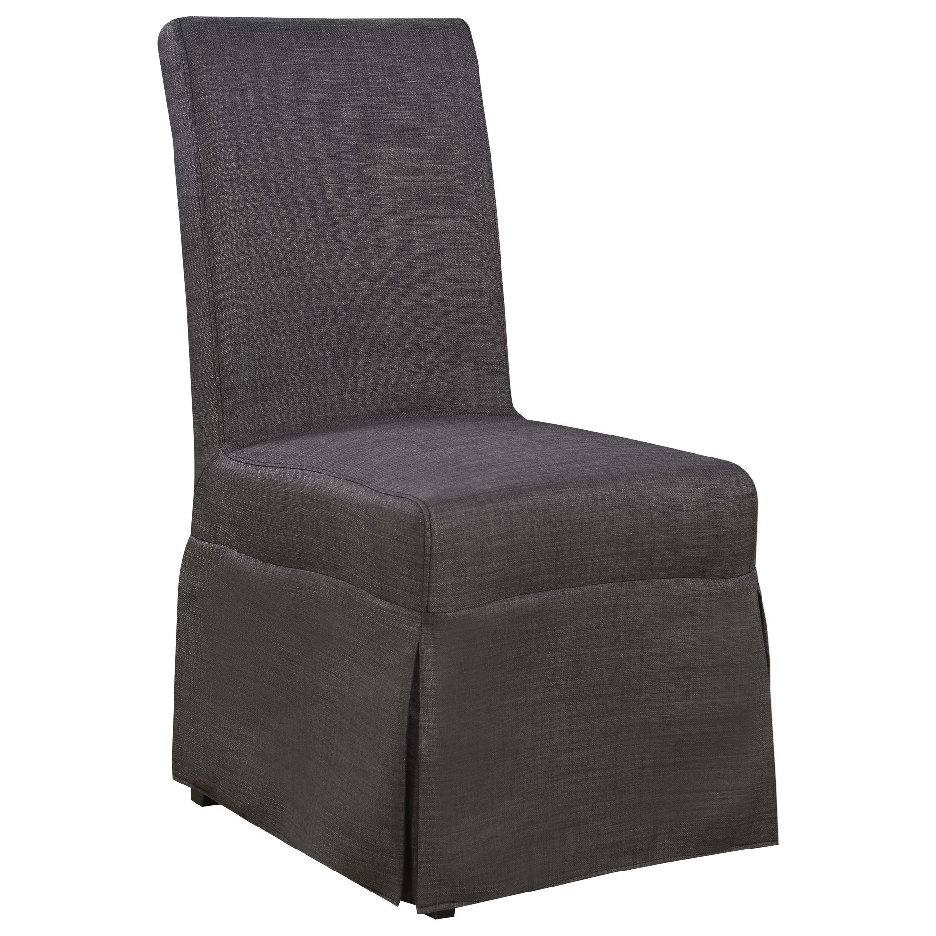 Elements International Heidi Transitional Dining Room Parsons Chair Zak S Home Dining Side Chairs