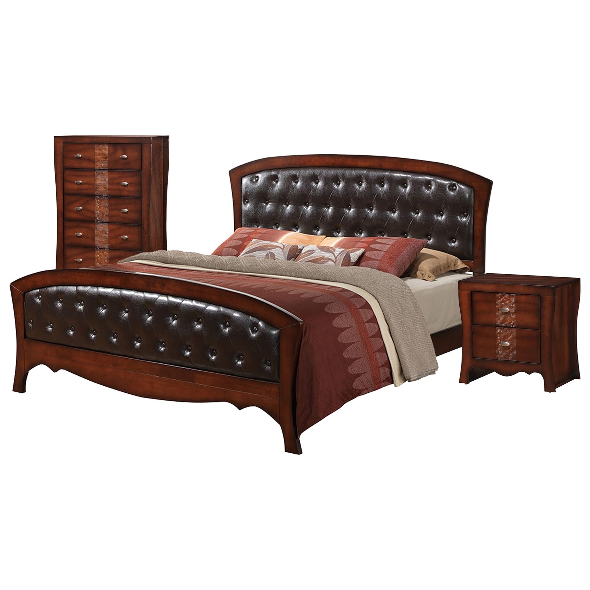 Jenny 3 Piece Queen Bedroom Set