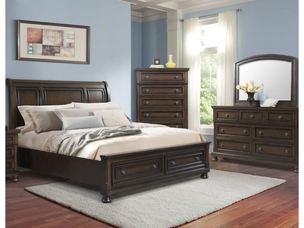 Elements Kingston Queen 5 Piece Bedroom Group | Royal Furniture 