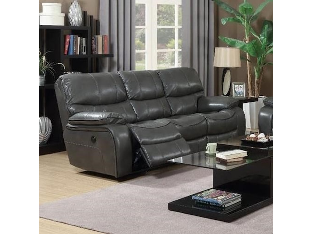 Elements International Laredo Reclining Sofa With Adjule Elements International Laredo Reclining Sofa With Adjule Headrests Olinde S Furniture Sofas