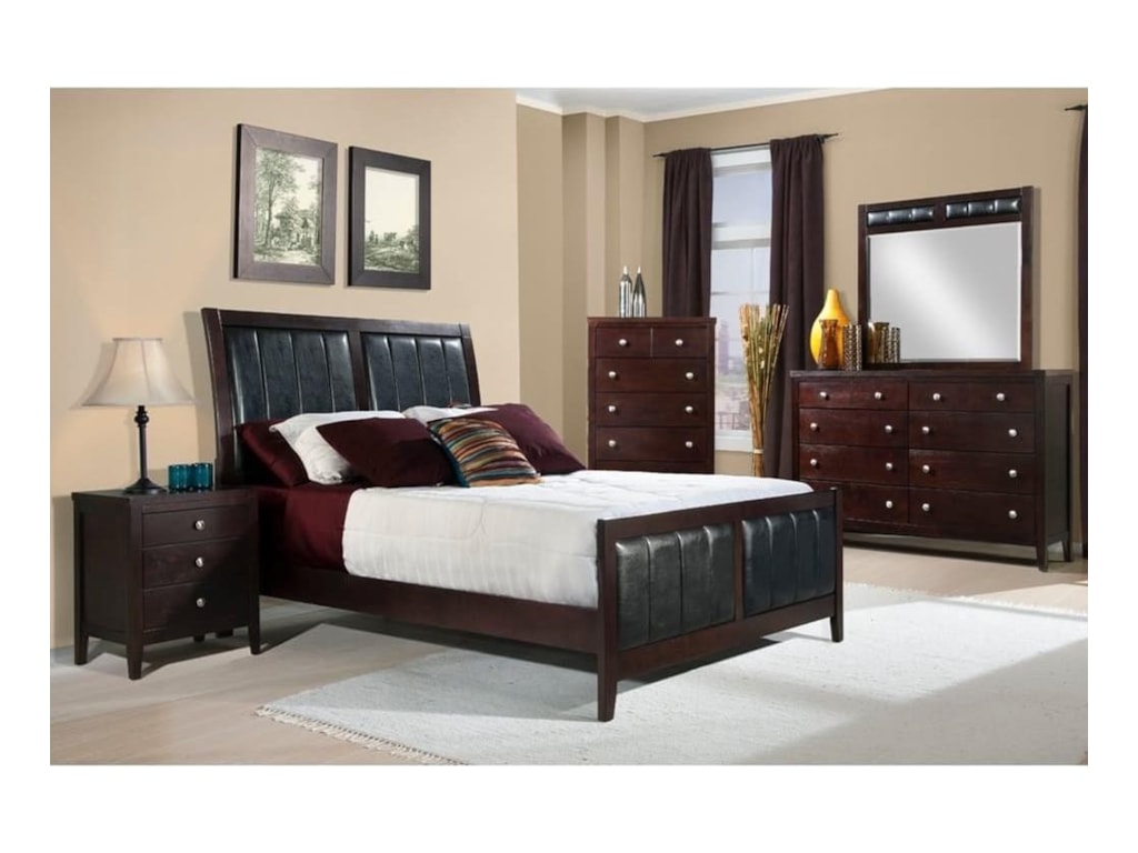 Elements International LawrenceKing Bed