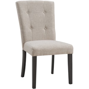 Elements International Lexi Tufted Upholstered Chair Bullard Furniture Dining Side Chairs