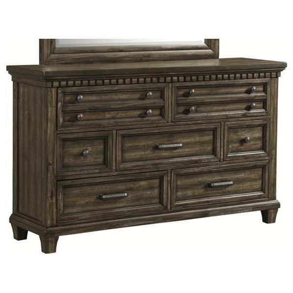 Elements International Mccabe Traditional Dresser With Hidden