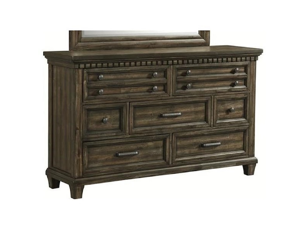 Elements Mccabe Traditional Dresser With Hidden Drawers Royal