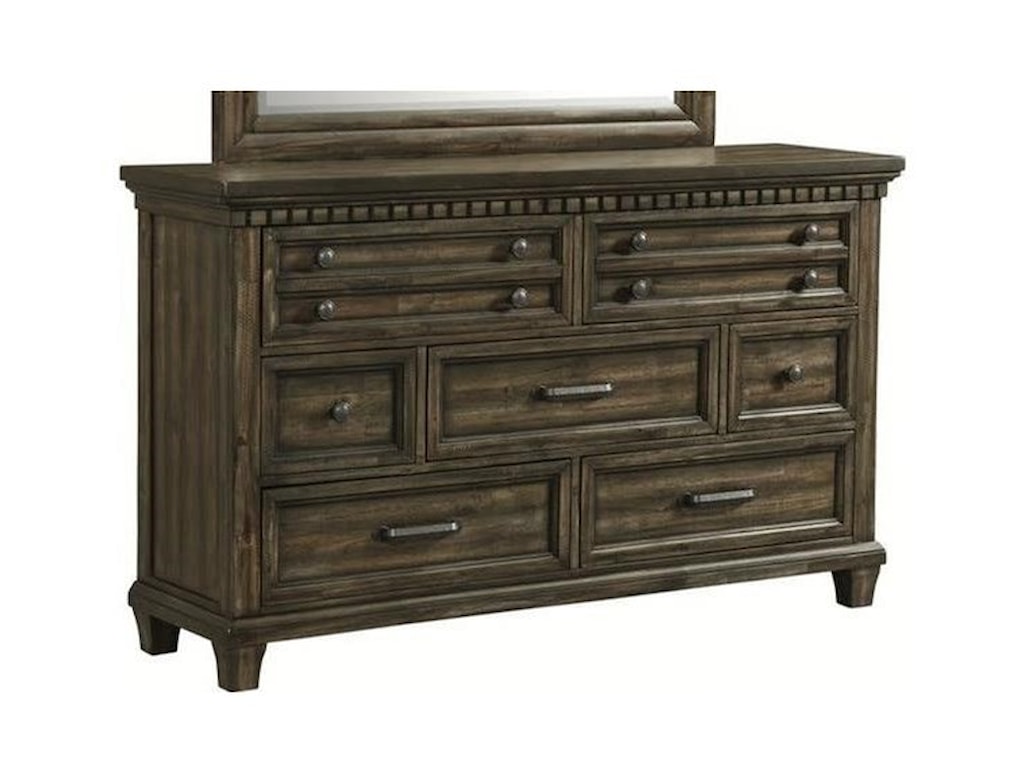 Elements Mccabe Traditional Dresser With Hidden Drawers Royal