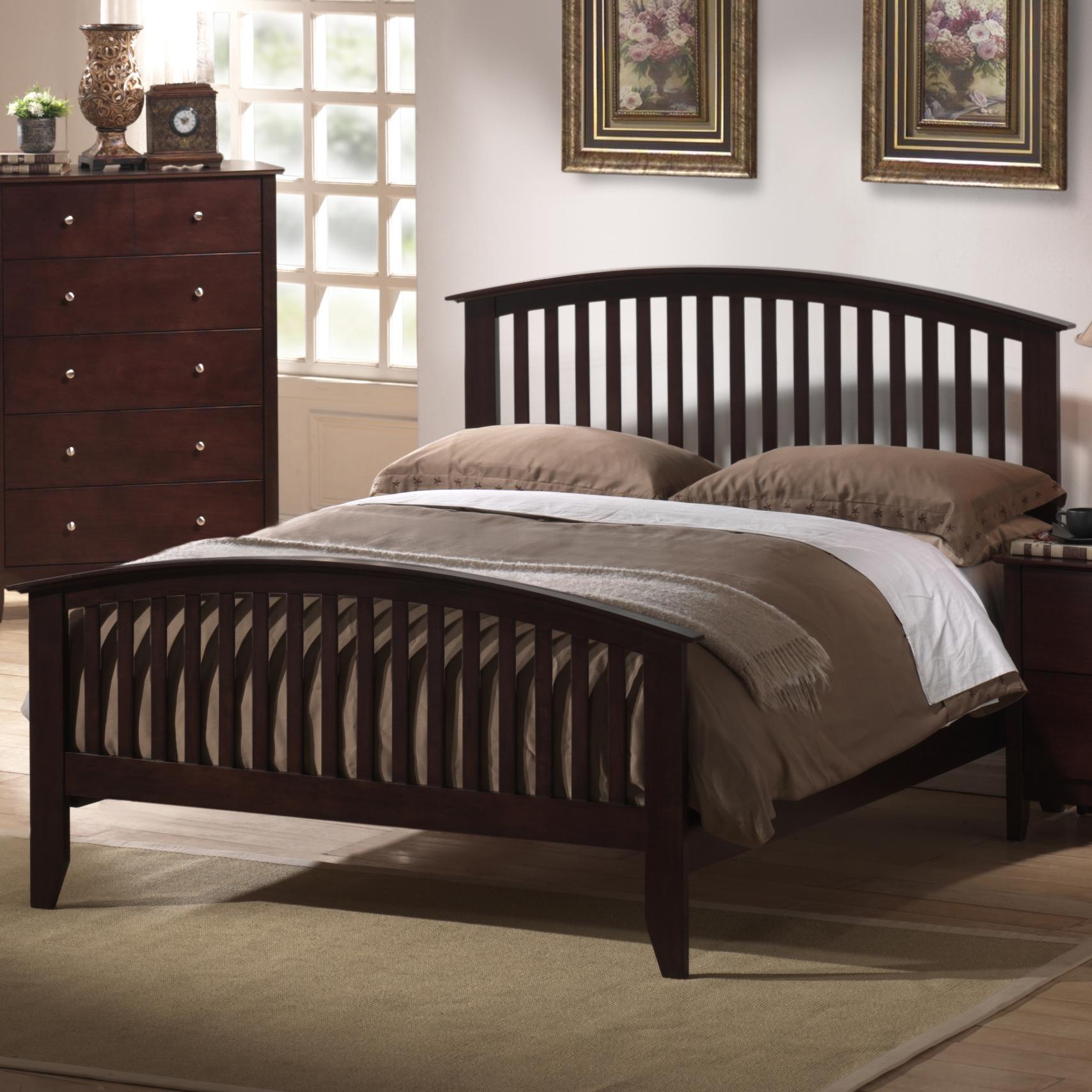 Metalindo Twin Slatted Headboard and Footboard Bed Dream Home