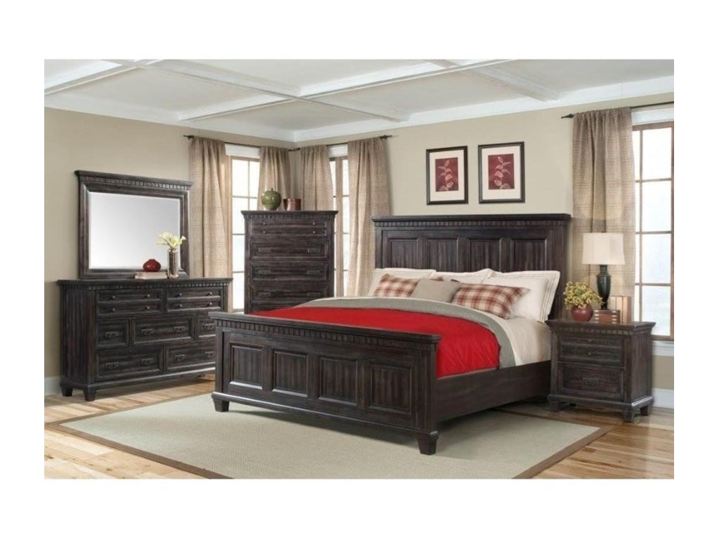 Elements International MorrisonQueen Bed
