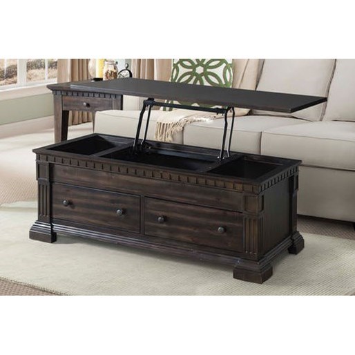 Elements International Morrison Transitional Coffee Table With