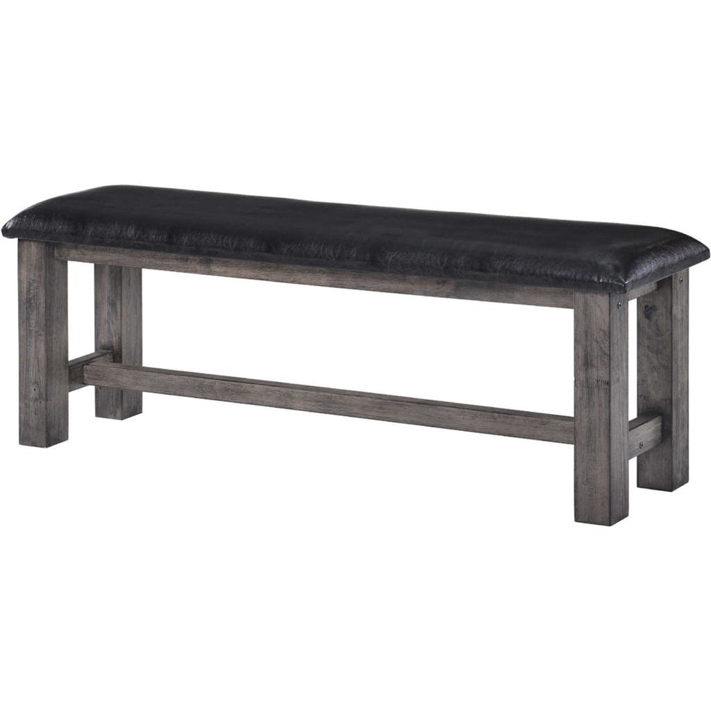 Elements Nathan Dining Bench With Upholstered Seat Royal Furniture Dining Benches