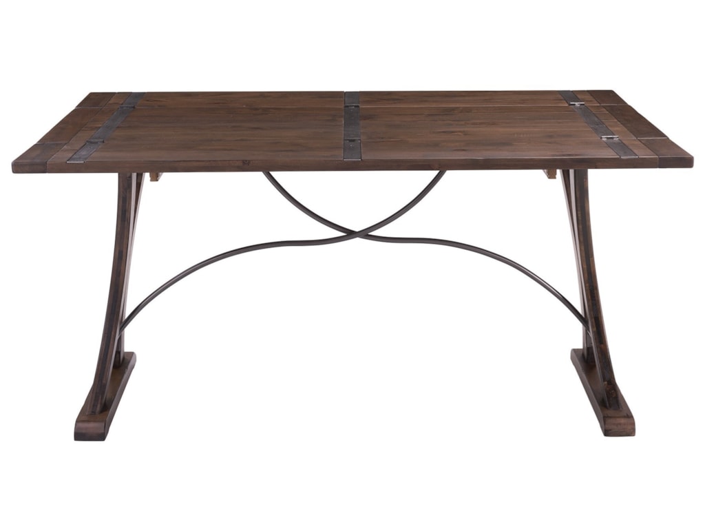 Elements New Bedford Industrial Folding Top Dining Table Royal
