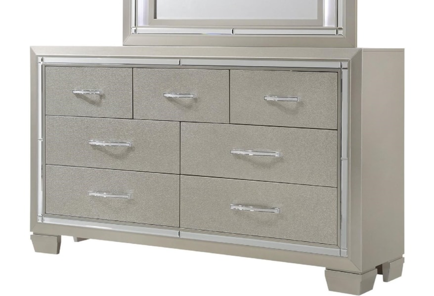 Elements International Platinum Lt100dr Dresser With Champagne