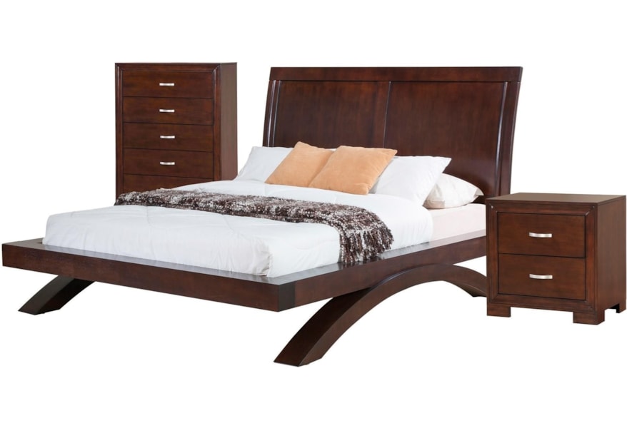 Elements International Raven 3 Piece King Bedroom Set Lindy S Raven 3 Piece King Bedroom Set