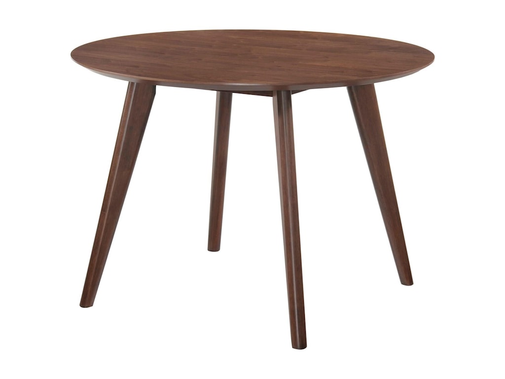 Elements Robin Mid Century Modern Round Dining Table Royal Furniture Dining Tables