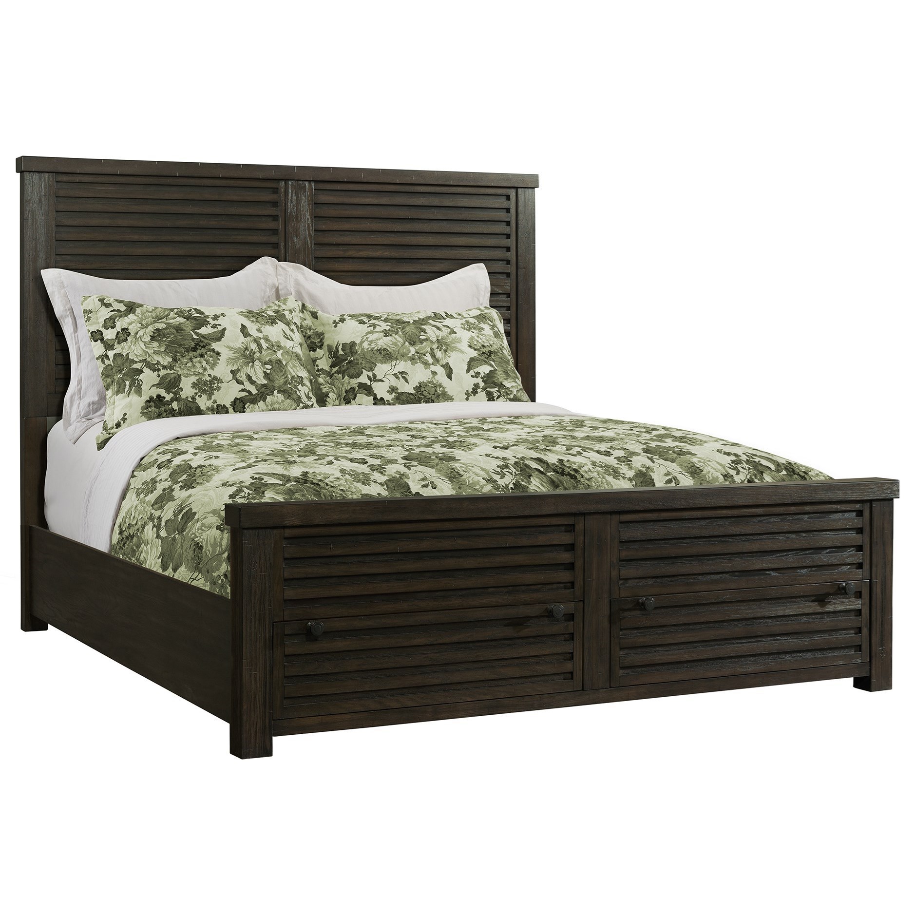 Elements International Shelter Bay Transitional Storage Bed With Cedar Lined Drawers Lindy S Furniture Company Panel Beds