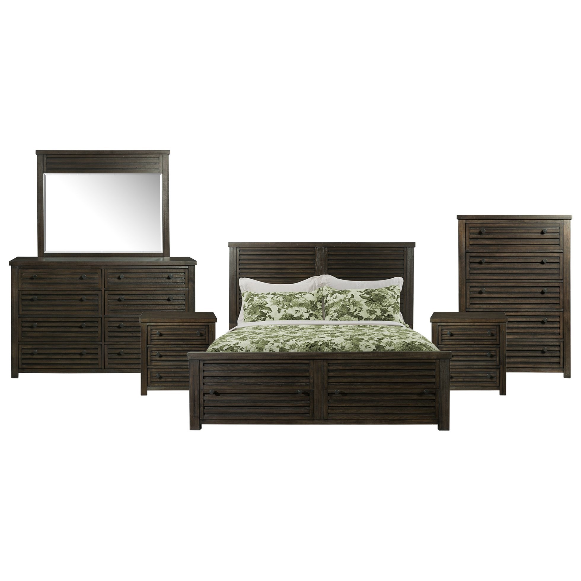 Elements Shelter Bay 6 Piece King Bedroom Set Royal Furniture