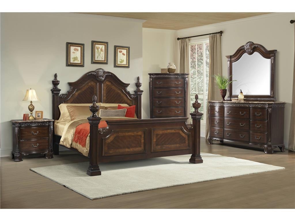 Elements International Southern BelleKing Bed