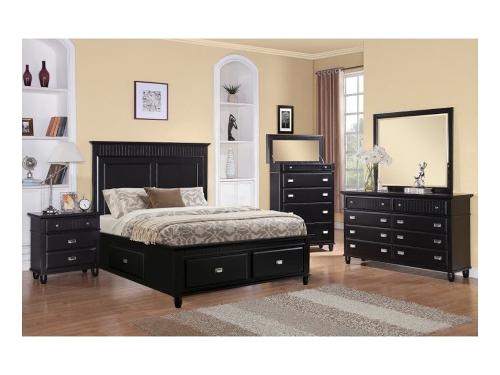 Elements International SpencerTwin Storage Bed