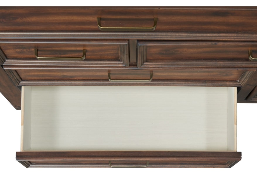 Elements International Sullivan Transitional 9 Drawer Dresser And