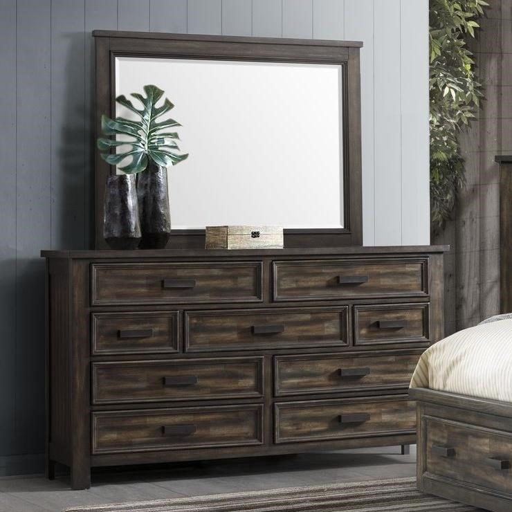 Elements International Sullivan Sv800drmr Transitional 9 Drawer