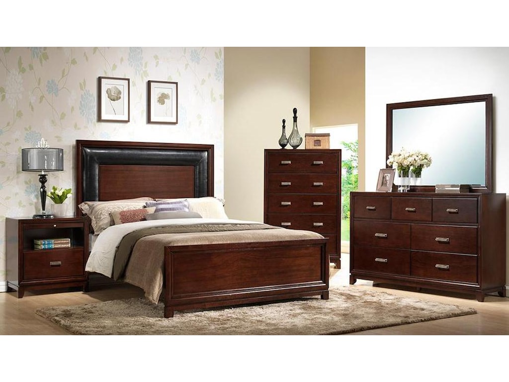 Elements International TannerTwin Panel Bed