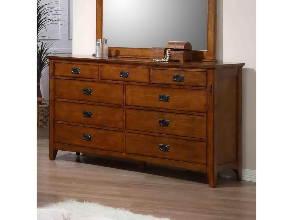 Elements International Trudy Tr750dr Mission Style Double Dresser Elements International Trudy Tr750dr Mission Style Double Dresser Dunk Bright Furniture